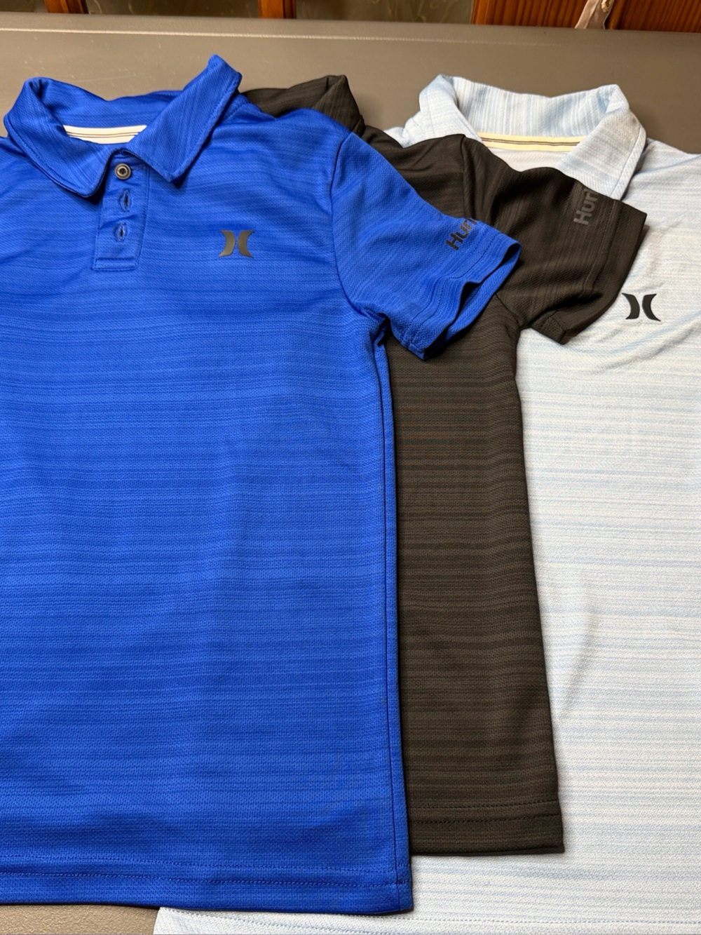 Kid’s Hurley Polo Shirt Bundle (3). Size small